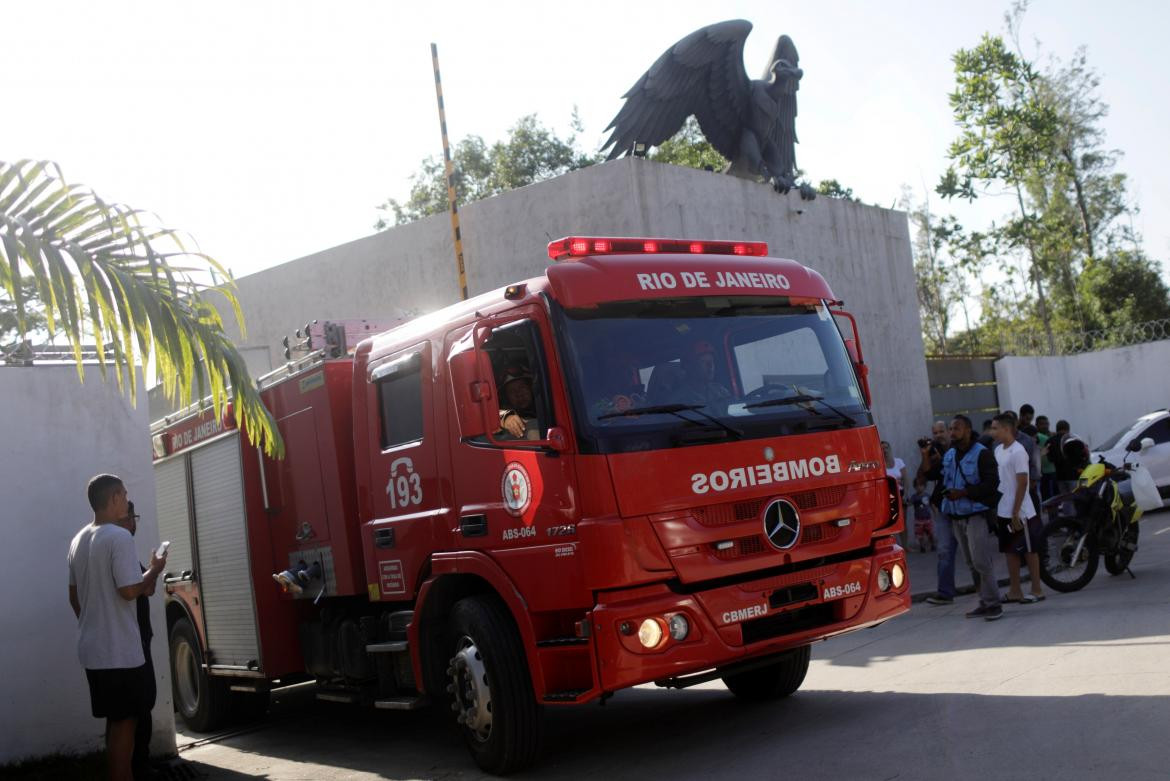 Incendio en centro de entrenamiento del Flamengo (Reuters)