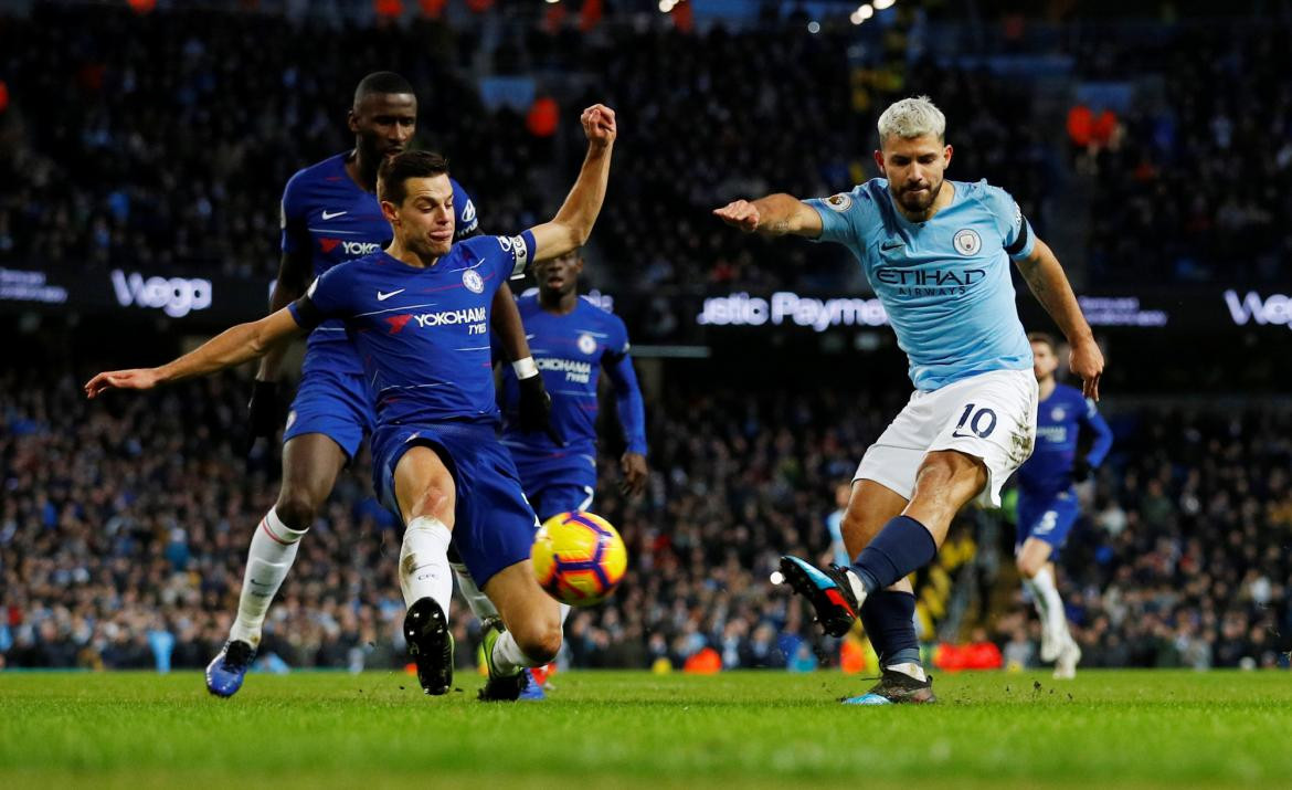 Manchester City vs. Chelsea, Premier League, Sergio Agüero