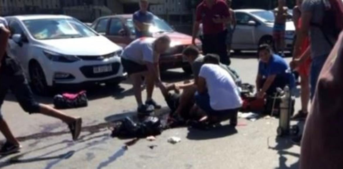 Violenta pelea entre trapitos en Palermo