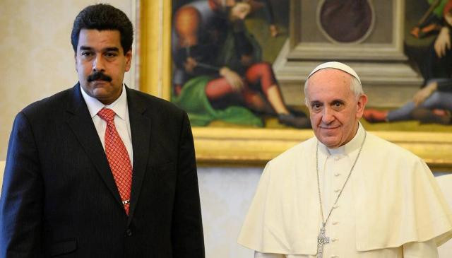 Maduro y Papa Francisco
