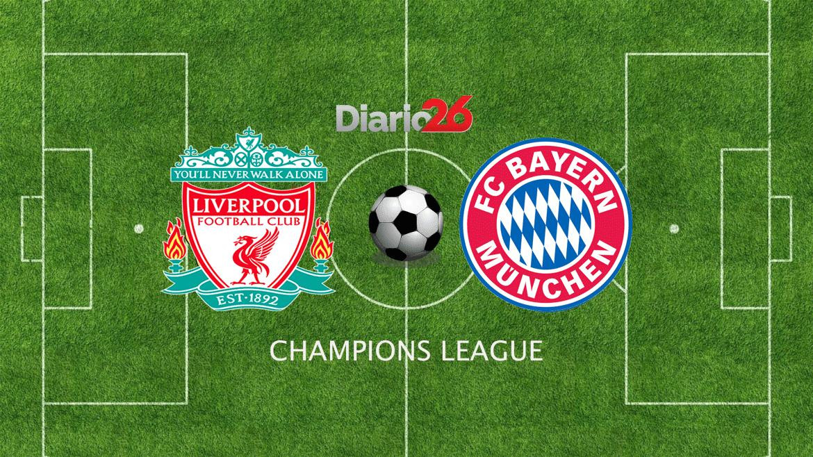 Champions League, Liverpool vs. Bayern Munich, fútbol