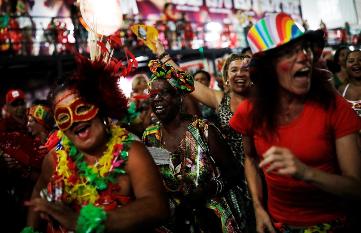 Así se prepara el Carnaval de Río de Janeiro 2019, ensayos, Reuters