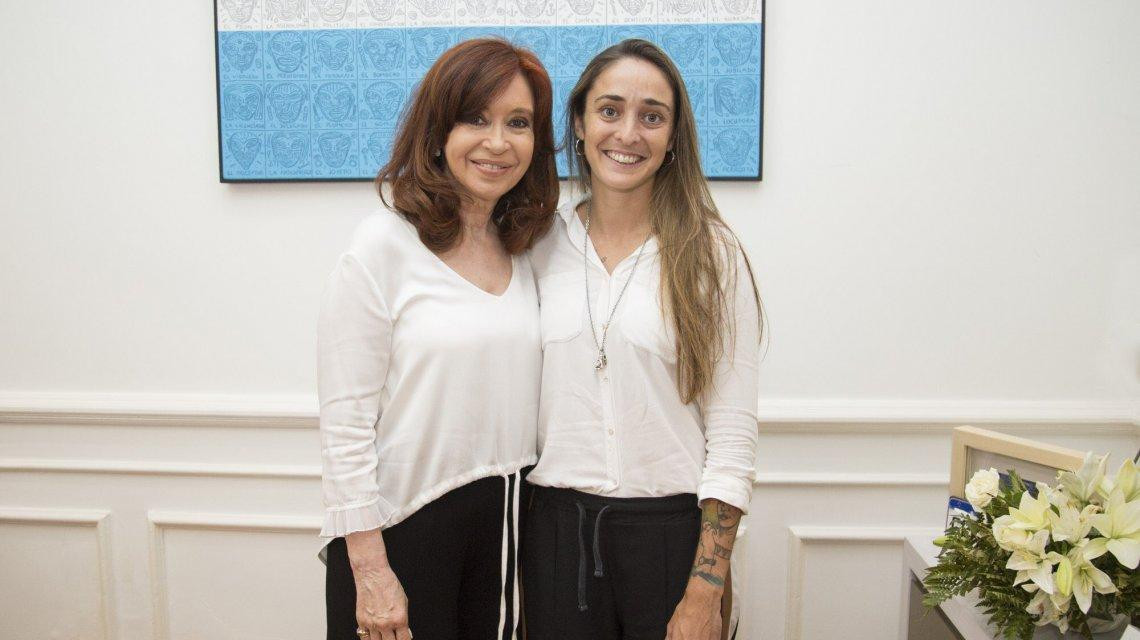 Cristina Kirchner recibió a Macarena Sánchez