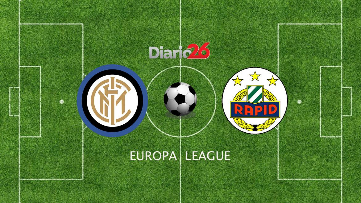 Europa League, Inter vs. Rapid Viena, fútbol, deportes