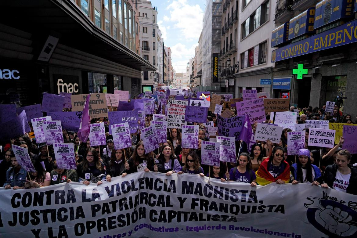 Marcha en España por el Día Internacional de la Mujer (Reuters)