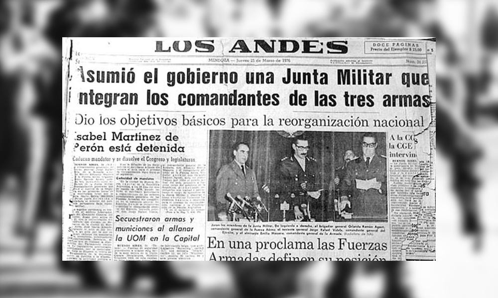 24 de marzo de 1976: así lo mostraron los diarios en Argentina - LOS ANDES