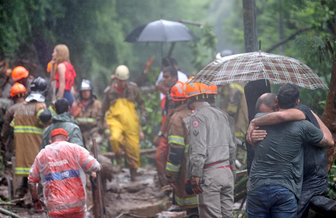 Inundaciones en Río de Janeiro (Reuters)