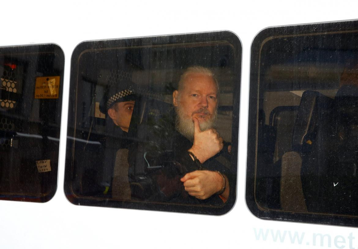 Detención de Julian Assange - Foto Reuters