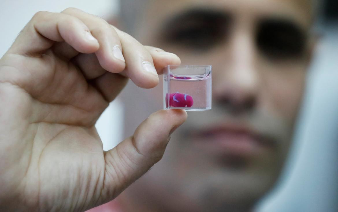Científicos israelíes presentan corazón impreso en 3D a partir de tejidos humanos, Reuters