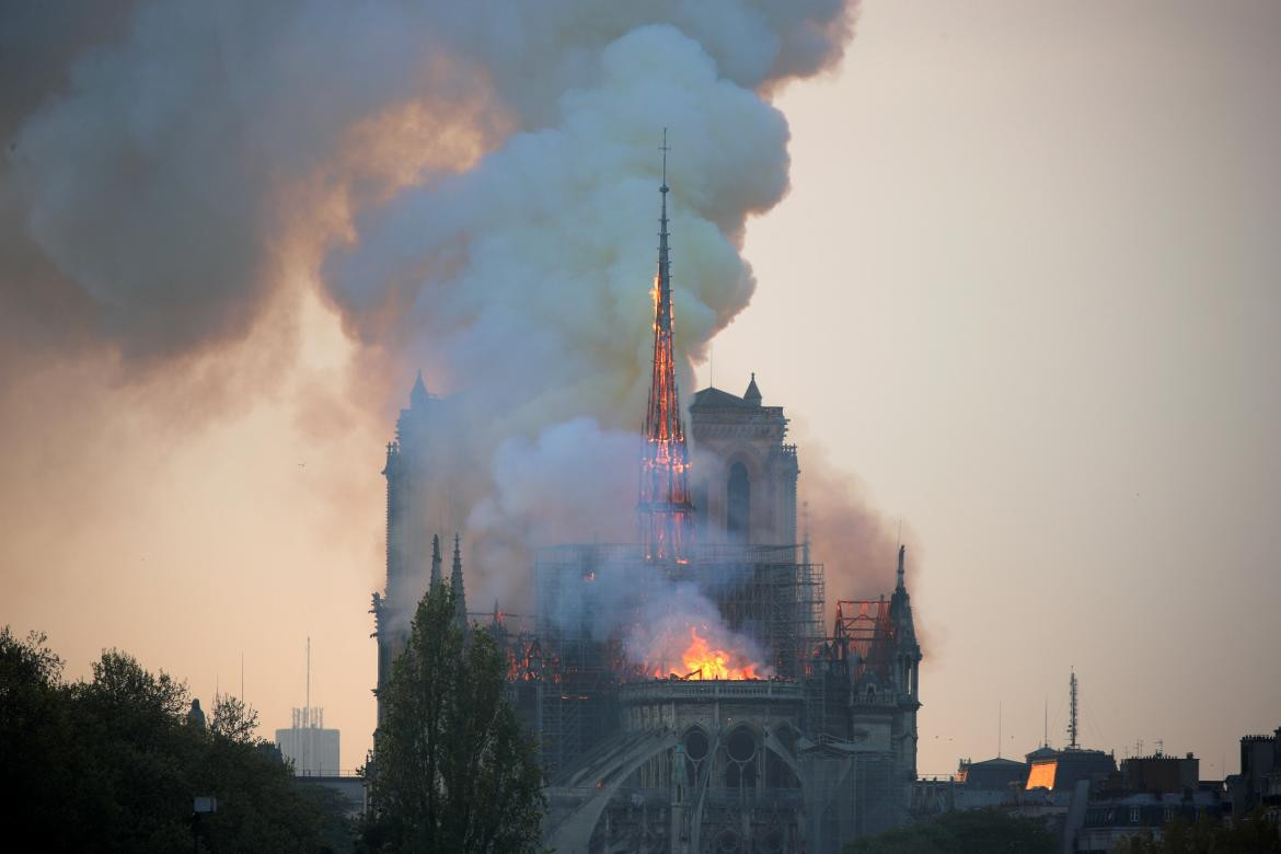 Incendio en la Catedral de Notre Dame, 15 de abril de 2019, REUTERS