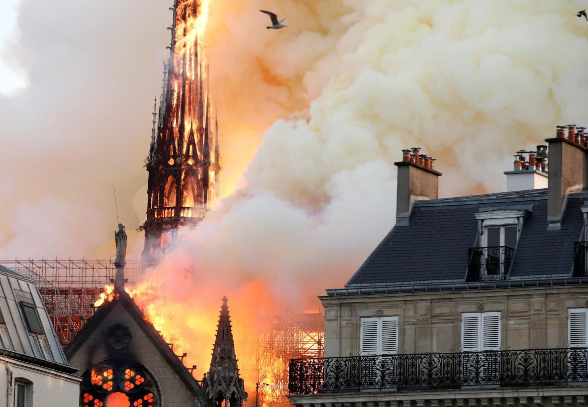 Incendio en la Catedral de Notre Dame, 15 de abril de 2019, REUTERS