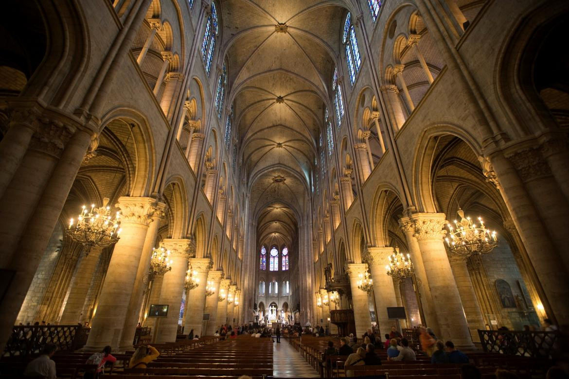 Catedral de Notre Dame, interior, Francia, París, Reuters