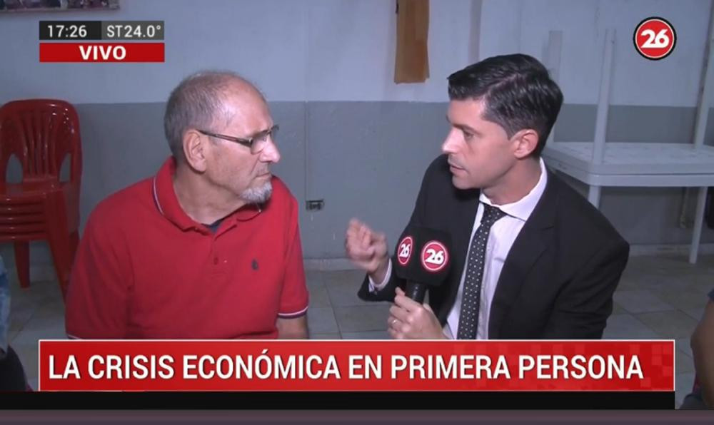 La crisis económica en primera persona, economía argentina, Canal 26