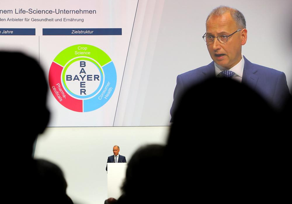 Werner Baumann, CEO de Bayer, Reuters