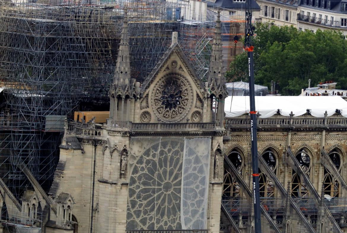 Notre Dame - A un mes del incendio Reuters