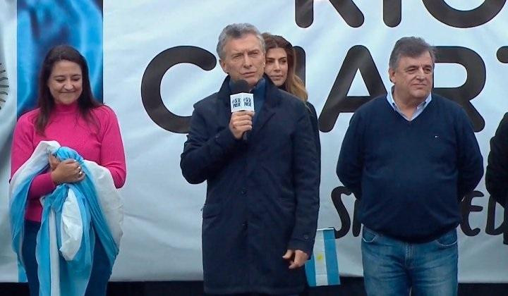 Mauricio Macri en Río Cuarto, Marcha del Sí se puede