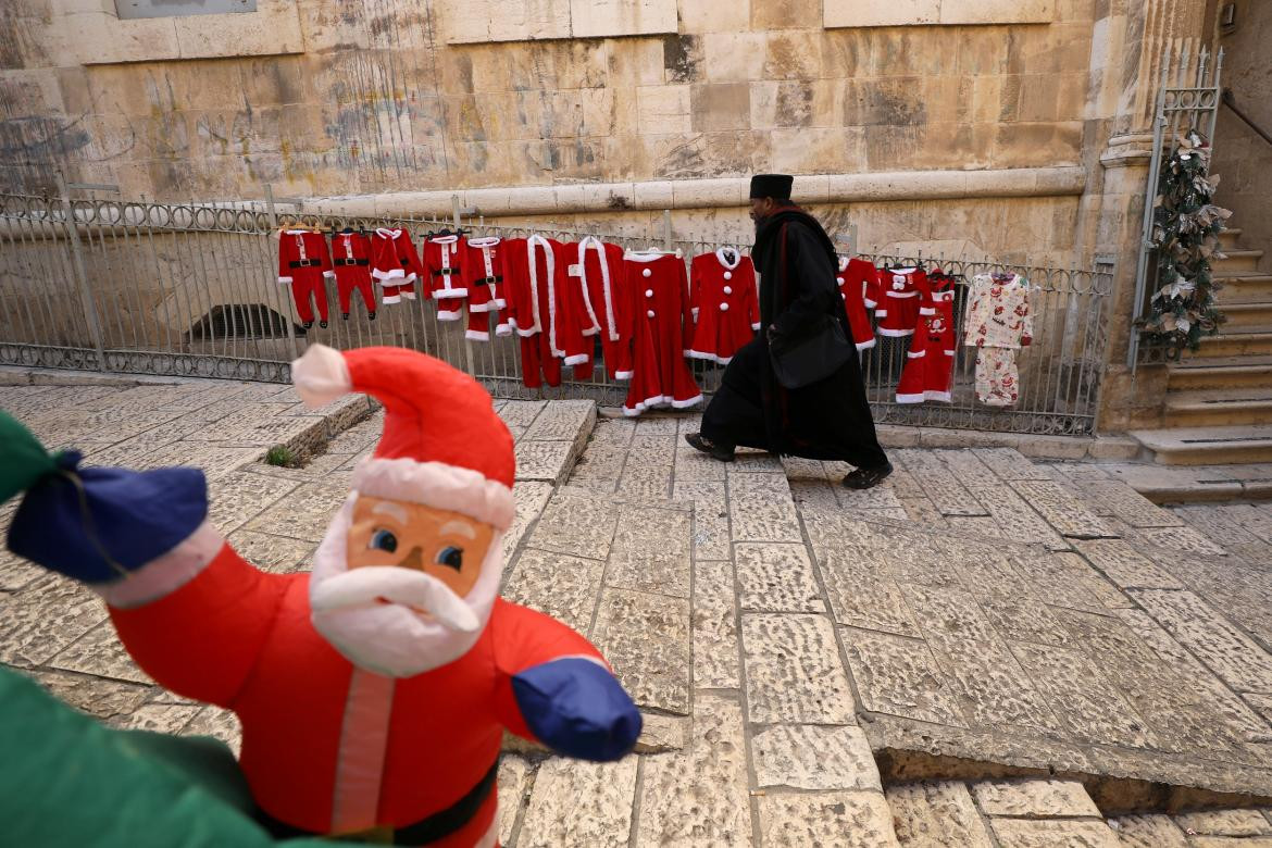 Navidad, preparativos, Israel, REUTERS