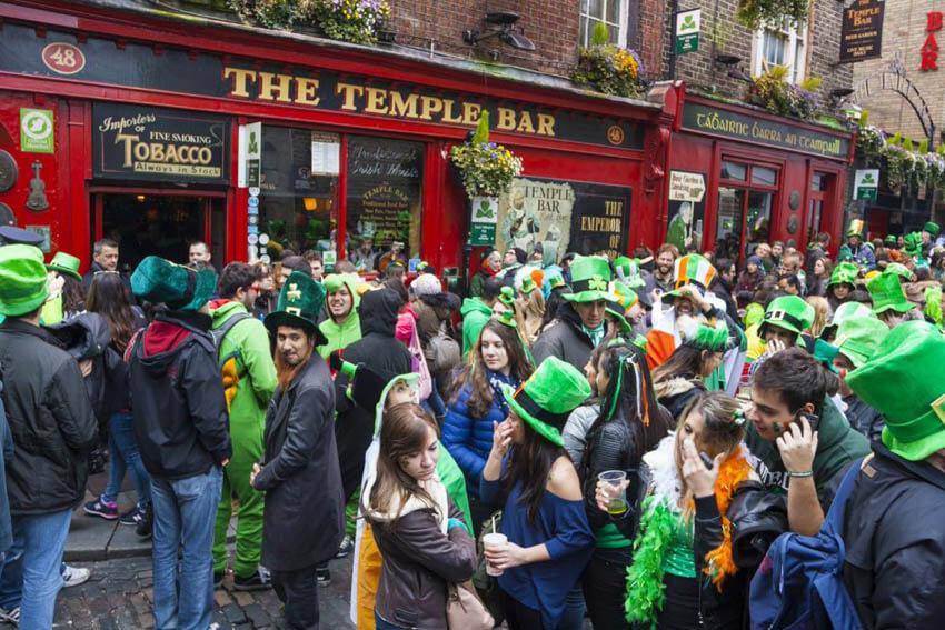 Festejos por San Patricio en Irlanda