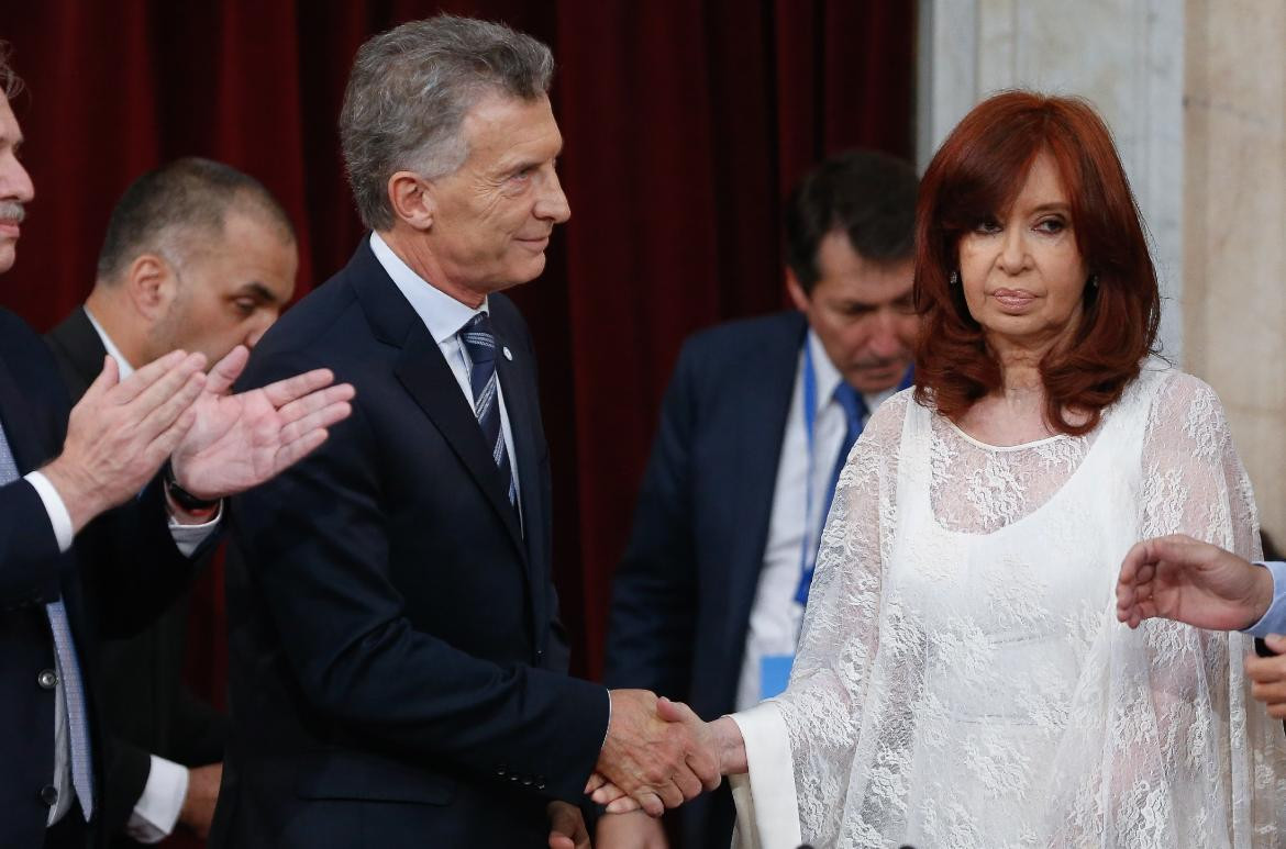 Cristina Fernández y Mauricio Macri