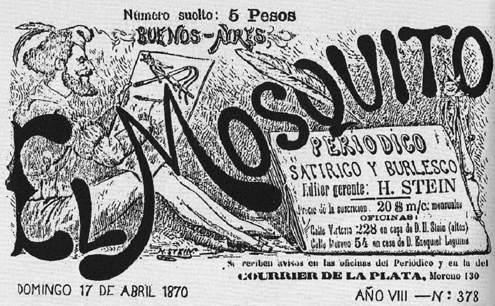 El Mosquito, periódico sátiro. Foto: Archivo General de la Nación.
