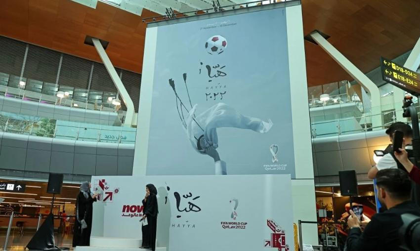 Poster del Mundial de Qatar 2022. Foto: NA.