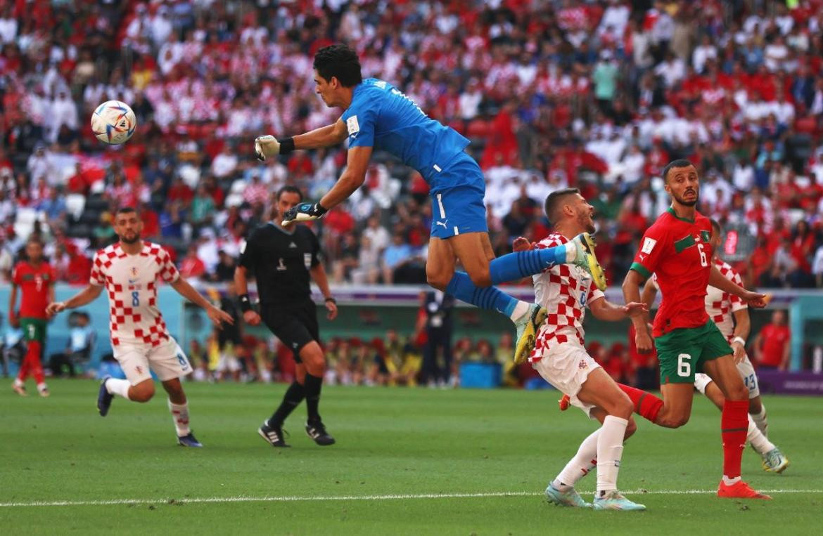 Mundial Qatar 2022, Croacia vs. Marruecos. Foto Reuters	