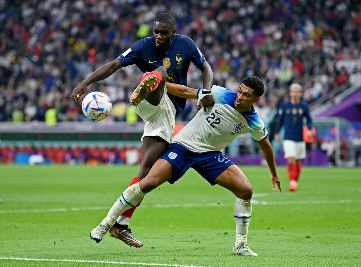 Inglaterra vs Francia, Qatar 2022. Foto: REUTERS