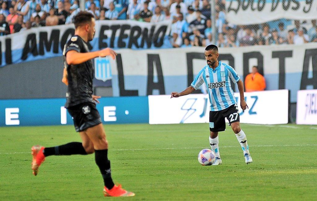 Maximiliano Moralez; Racing vs. Belgrano. Foto: Twitter @RacingClub.