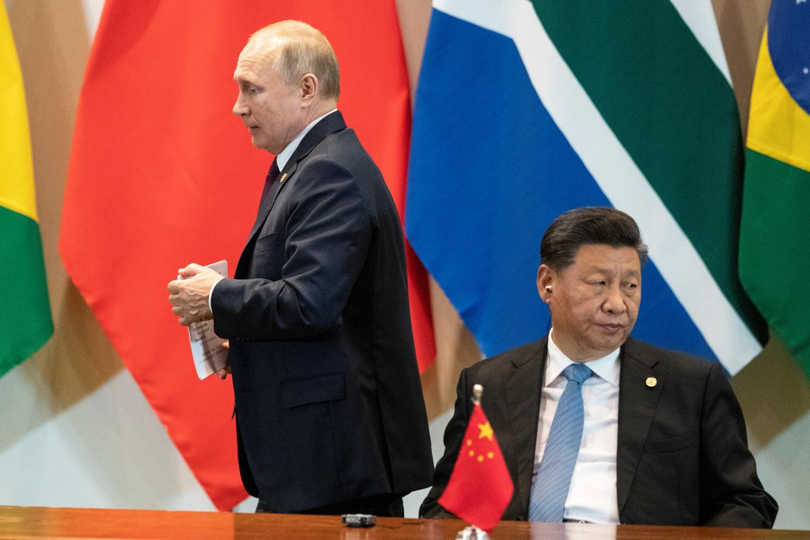 Xi Jinping y Vladimir Putin. Foto: REUTERS