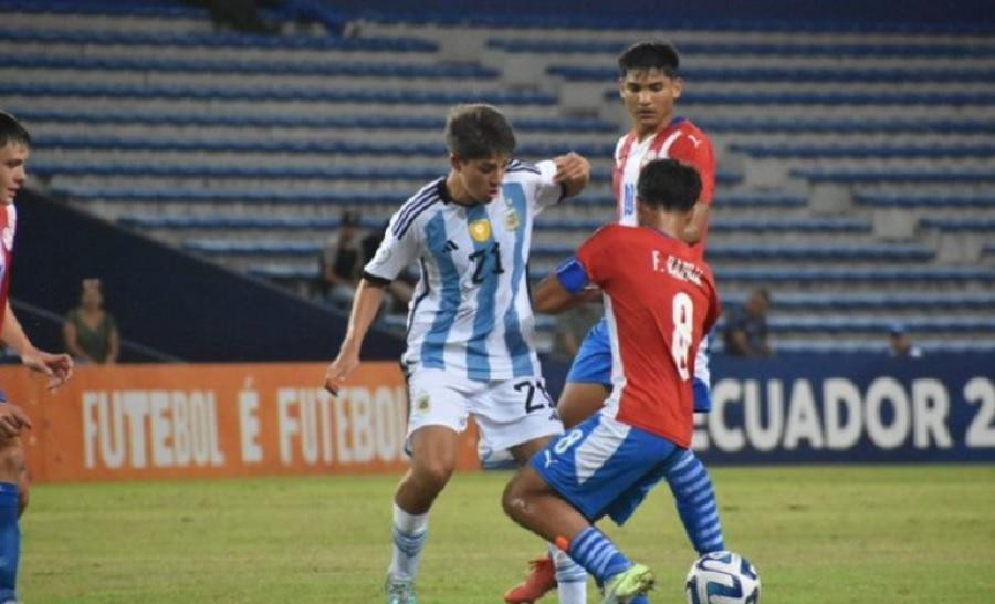 Argentina empató ante Paraguay y avanzó a la fase final del Sudamericano Sub 17