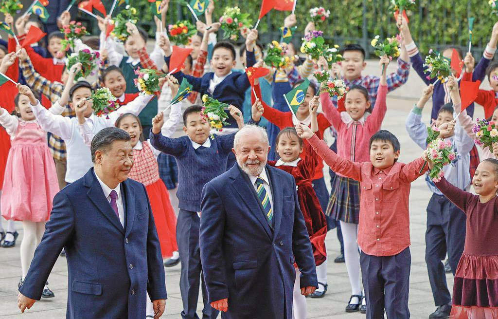 Lula da Silva en su visita a China. Foto: Télam