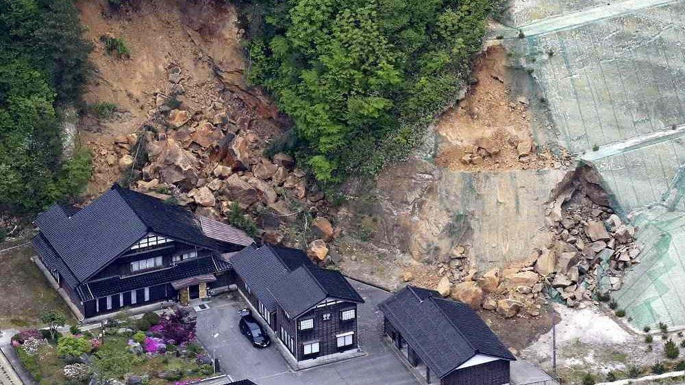 Impactante terremoto en Japón. Foto: Twitter.