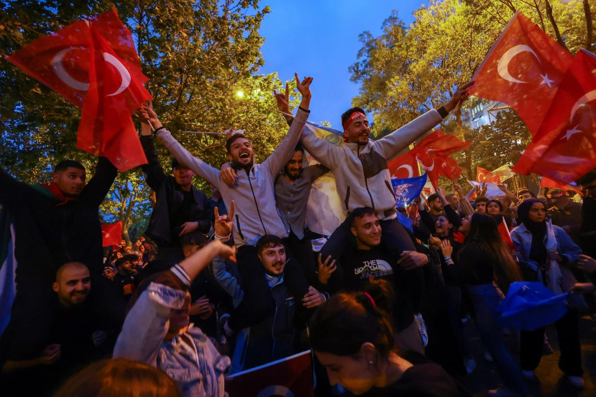 Balotaje en Turquía, seguidores de Erdogan. Foto: Reuters.