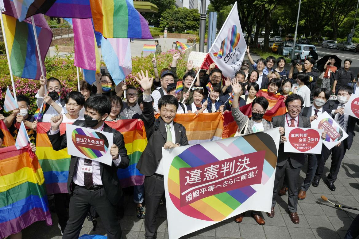 Un tribunal de Japón declaró inconstitucional la prohibición del matrimonio igualitario. Foto: Reuters.