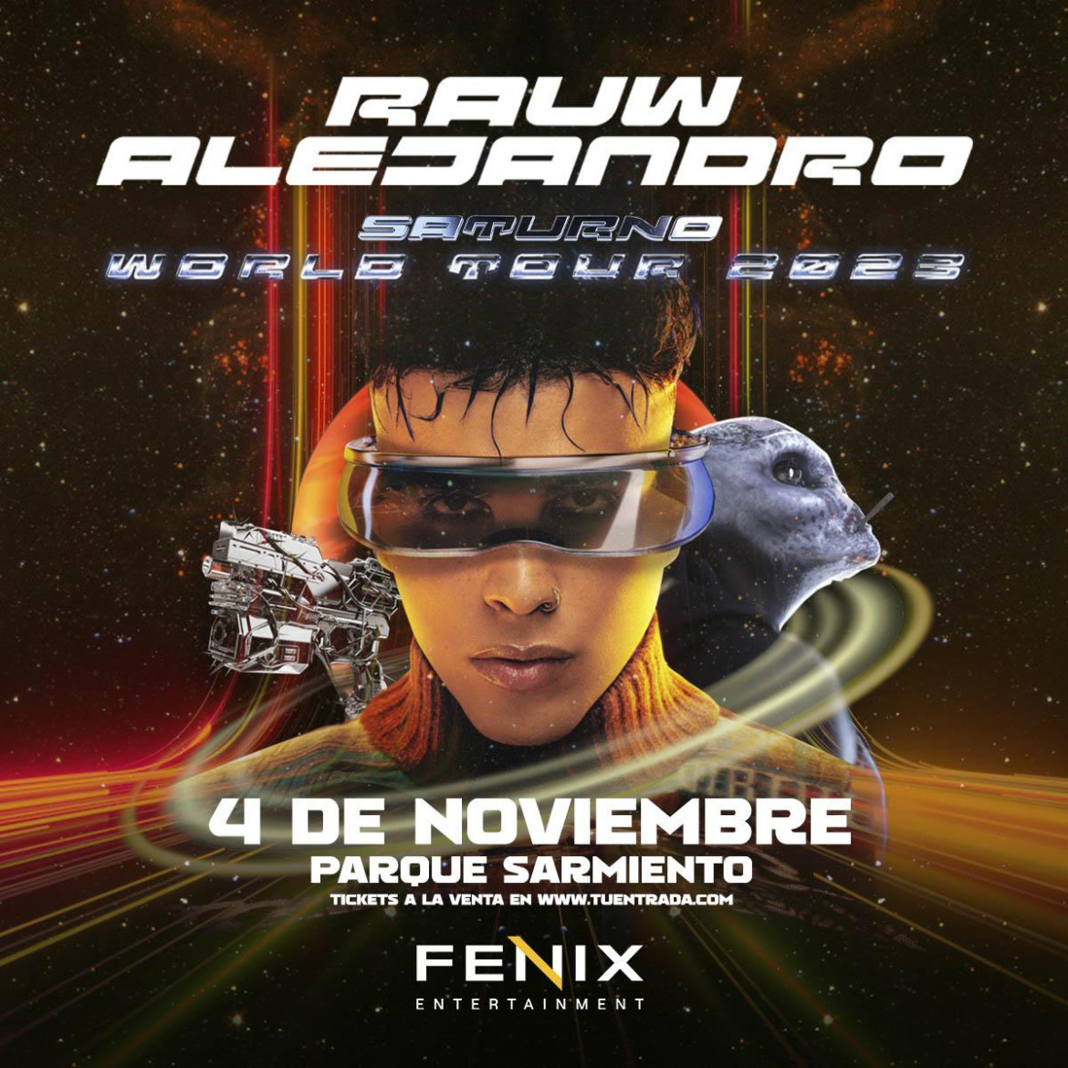 Rauw Alejandro anunció su show en Argentina. Foto: prensa.