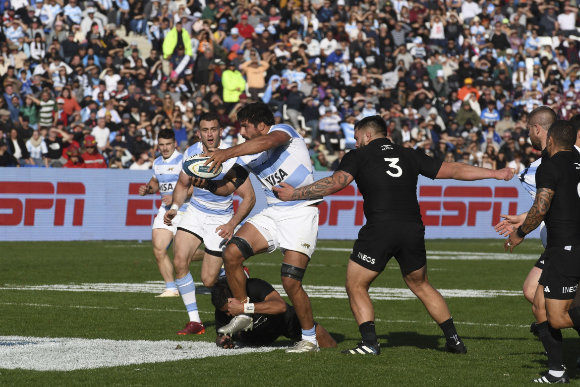 Los Pumas vs All Blacks, rugby. Foto: Télam