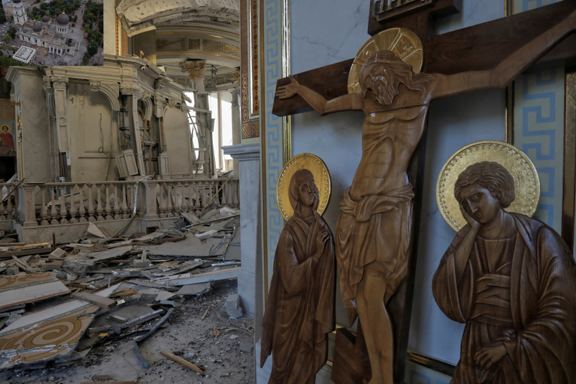 Bombardeo a la ciudad ucraniana de Odesa. Foto: Reuters