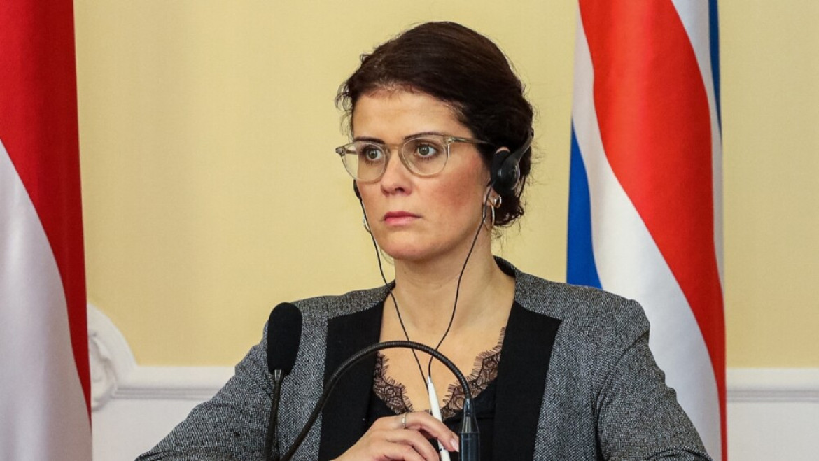 Ministra de Relaciones Exteriores, Thordis Gylfadottir. Foto: EFE