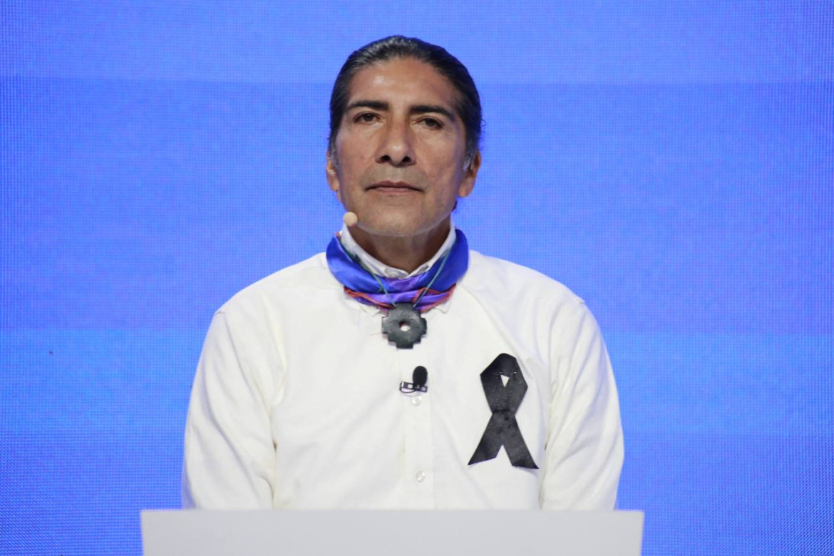 Yaku Pérez, candidato presidencial de Ecuador. Foto: Reuters.