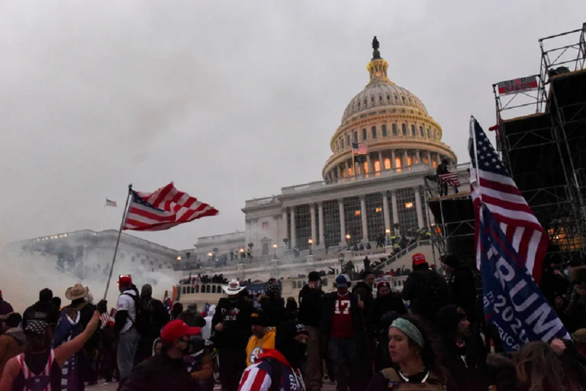 Ataque al Capitolio el 6 de enero. Foto: Reuters