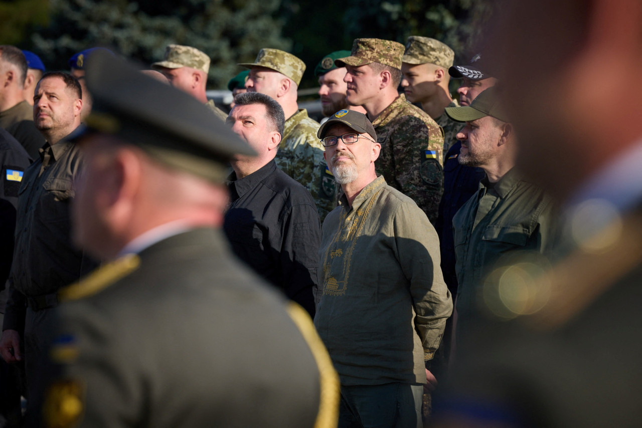 Oleksii Reznikov, ministerio de Defensa de Ucrania. Foto: Reuters.