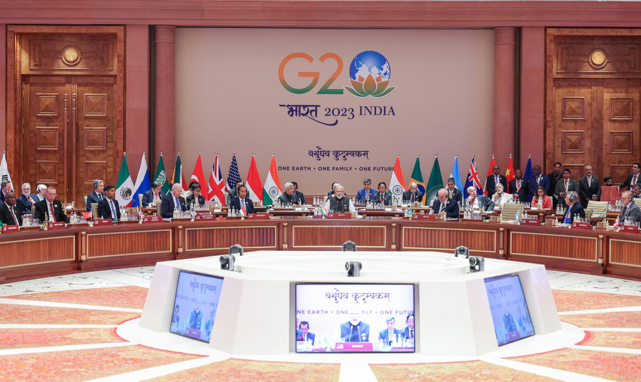 Cumbre del G20 en Nueva Delhi. Foto: EFE.