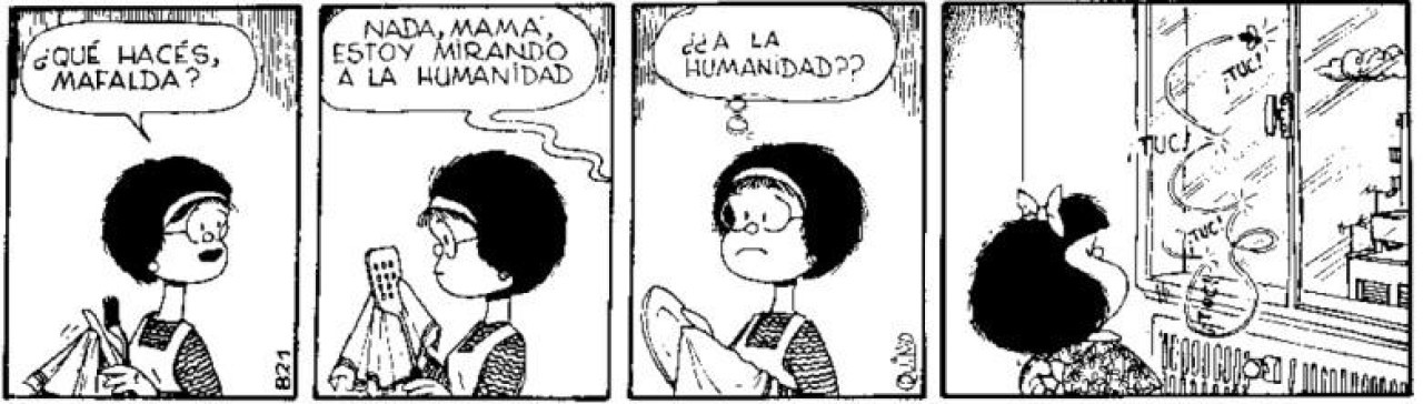 Historieta de Mafalda. Foto: Archivo