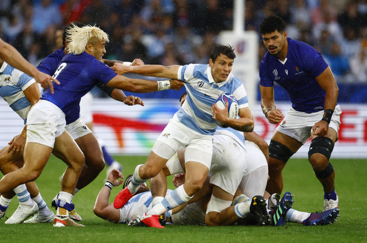 Mundial de Rugby Francia 2023, Los Pumas vs. Samoa. Foto: REUTERS.