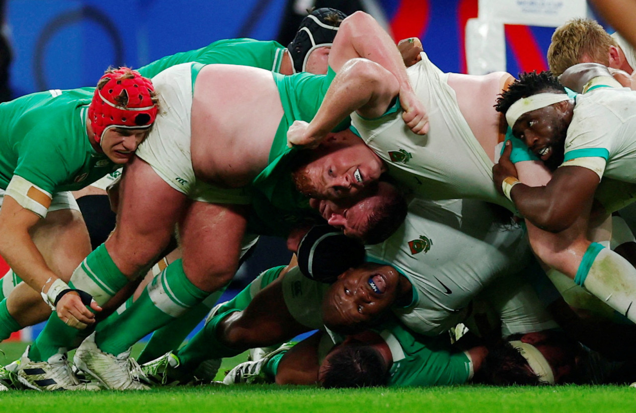 Copa Mundial de Rugby 2023 - Sudáfrica vs. Irlanda. Foto: Reuters.