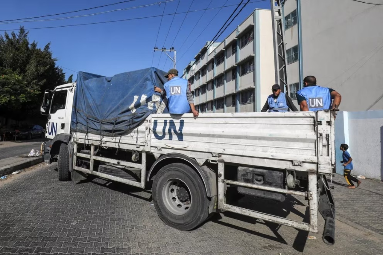 La UNRWA trabaja en Gaza. Foto: Reuters.