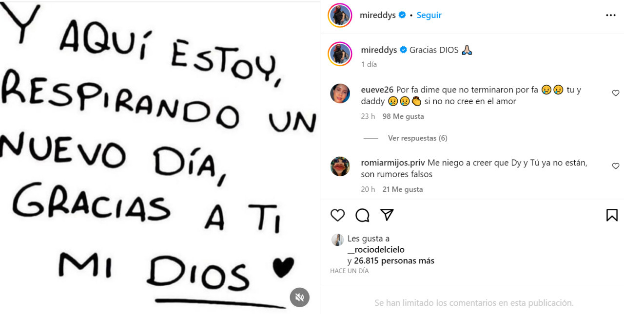 La última publicación de la esposa de Daddy Yankee tras los rumores de separación. Foto: Instagram.