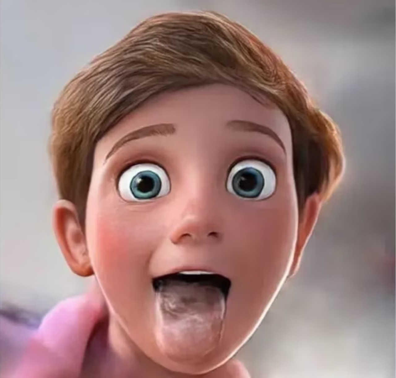 Mateo Messi como personaje de Pixar.