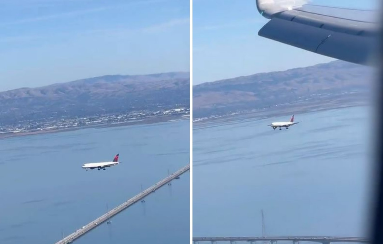 La publicación del "avión congelado" superó las 30 millones de vistas. Foto: captura de video.