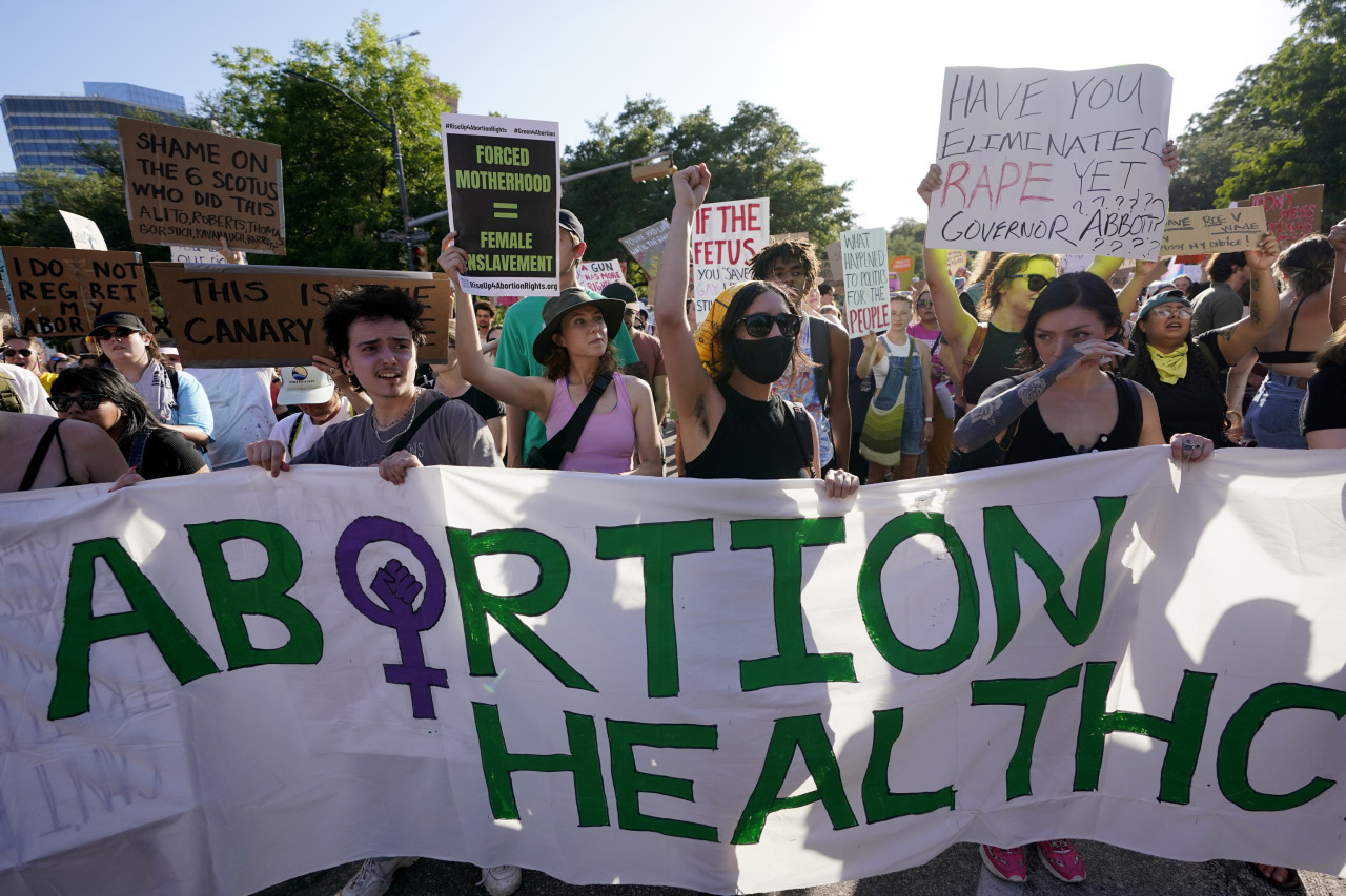 Marchas a favor del aborto en Texas. Foto: EFE